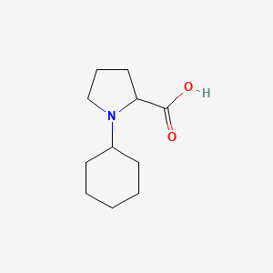 molecular formula C11H19NO2 B3038435 1-环己基吡咯烷-2-羧酸 CAS No. 862902-34-9