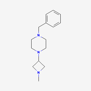 molecular formula C15H23N3 B3038438 1-苄基-4-(1-甲基氮杂环丁烷-3-基)哌嗪 CAS No. 864350-85-6