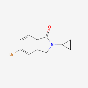molecular formula C11H10BrNO B3038442 5-Bromo-2-cyclopropylisoindolin-1-one CAS No. 864866-56-8