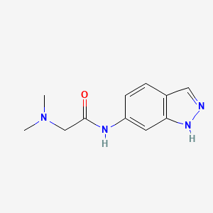 2-(dimethylamino)-N-(1H-indazol-6-yl)acetamide