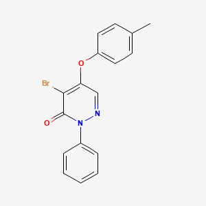 4-bromo-5-(4-methylphenoxy)-2-phenyl-3(2H)-pyridazinone