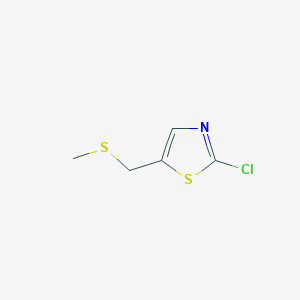 Thiazole, 2-chloro-5-[(methylthio)methyl]-