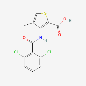 3-[(2,6-Dichlorobenzoyl)amino]-4-methyl-2-thiophenecarboxylic acid