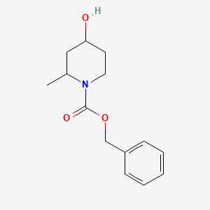 molecular formula C14H19NO3 B3038584 4-羟基-2-甲基哌啶-1-甲酸苄酯 CAS No. 866615-08-9