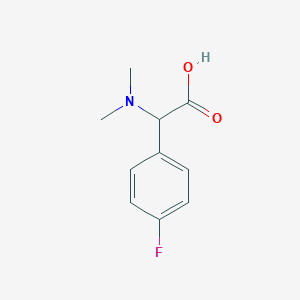 molecular formula C10H12FNO2 B3038592 2-(Dimethylamino)-2-(4-fluorophenyl)acetic acid CAS No. 868151-37-5