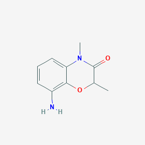 molecular formula C10H12N2O2 B3038603 8-Amino-2,4-dimethyl-2H-1,4-benzoxazin-3(4H)-one CAS No. 870064-85-0