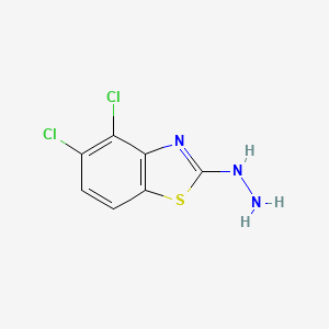 4,5-Dichloro-2-hydrazinyl-1,3-benzothiazole