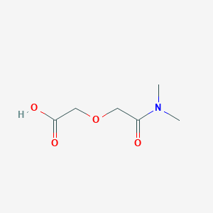 molecular formula C6H11NO4 B3038615 [2-(二甲氨基)-2-氧代乙氧基]乙酸 CAS No. 873070-98-5