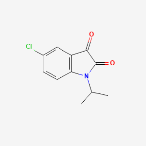 molecular formula C11H10ClNO2 B3038618 5-Chloro-1-isopropylindoline-2,3-dione CAS No. 87423-60-7