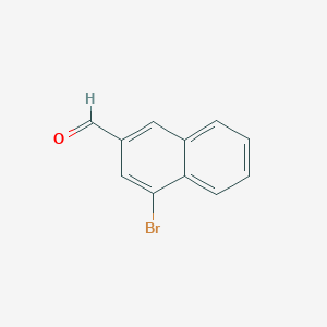 molecular formula C11H7BrO B3038620 4-Bromo-2-naphthaldehyde CAS No. 874357-11-6