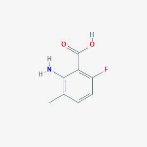 molecular formula C8H8FNO2 B3038625 2-Amino-6-fluoro-3-methylbenzoic acid CAS No. 874804-26-9