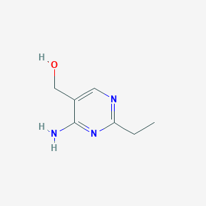 molecular formula C7H11N3O B3038632 (4-氨基-2-乙基嘧啶-5-基)甲醇 CAS No. 876-21-1