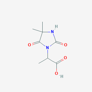 molecular formula C8H12N2O4 B3038634 2-(4,4-Dimethyl-2,5-dioxoimidazolidin-1-yl)propanoic acid CAS No. 876709-28-3