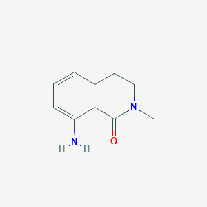 molecular formula C10H12N2O B3038636 8-amino-2-methyl-3,4-dihydroisoquinolin-1(2H)-one CAS No. 878155-22-7