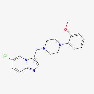 6-Chloro-3-{[4-(2-methoxyphenyl)piperazino]methyl}imidazo[1,2-a]pyridine