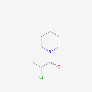 molecular formula C9H16ClNO B3038675 1-(2-Chloropropanoyl)-4-methylpiperidine CAS No. 885459-76-7