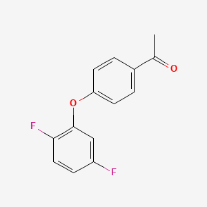 molecular formula C14H10F2O2 B3038694 4'-(2,5-二氟苯氧基)苯乙酮 CAS No. 886497-69-4