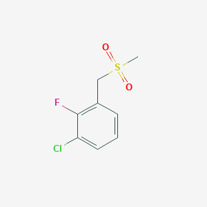 molecular formula C8H8ClFO2S B3038696 3-Chloro-2-fluorobenzylmethylsulfone CAS No. 886498-11-9