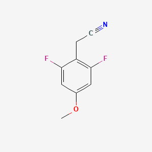 molecular formula C9H7F2NO B3038698 2,6-Difluoro-4-methoxyphenylacetonitrile CAS No. 886499-03-2