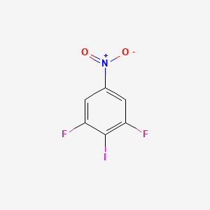 molecular formula C6H2F2INO2 B3038706 1,3-二氟-2-碘-5-硝基苯 CAS No. 886762-63-6