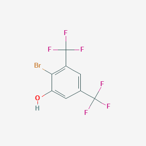 molecular formula C8H3BrF6O B3038708 2-溴-3,5-双(三氟甲基)苯酚 CAS No. 887268-16-8