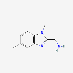 (1,5-dimethyl-1H-1,3-benzodiazol-2-yl)methanamine