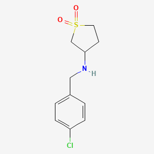 3-((4-chlorobenzyl)amino)tetrahydrothiophene 1,1-dioxide