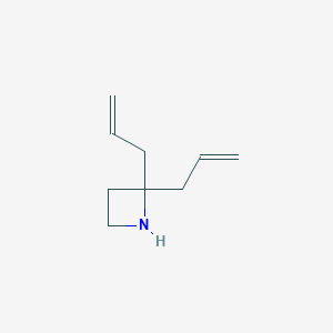 molecular formula C9H15N B3038723 2,2-二烯丙基氮杂环丁烷 CAS No. 889939-55-3