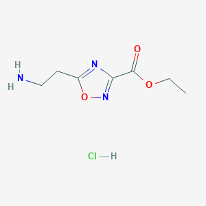 5-(2-Amino-ethyl)-[1,2,4]oxadiazole-3-carboxylic acid ethyl ester hydrochloride