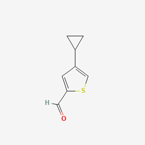 4-Cyclopropylthiophene-2-carbaldehyde