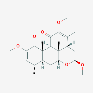 molecular formula C23H32O6 B3038742 Methylneoquassin CAS No. 89498-93-1
