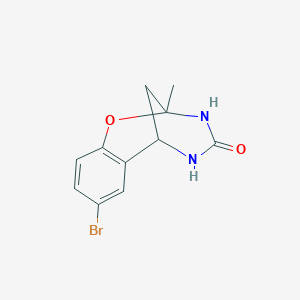 8-bromo-2-methyl-2,3,5,6-tetrahydro-4H-2,6-methano-1,3,5-benzoxadiazocin-4-one