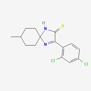 3-(2,4-Dichlorophenyl)-8-methyl-1,4-diazaspiro[4.5]dec-3-ene-2-thione