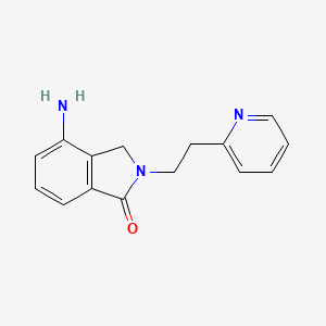 4-Amino-2-[2-(2-pyridinyl)ethyl]-1-isoindolinone