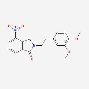2-(3,4-Dimethoxyphenethyl)-4-nitro-1-isoindolinone