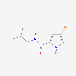 molecular formula C9H13BrN2O B3038776 4-bromo-N-(2-methylpropyl)-1H-pyrrole-2-carboxamide CAS No. 900019-46-7