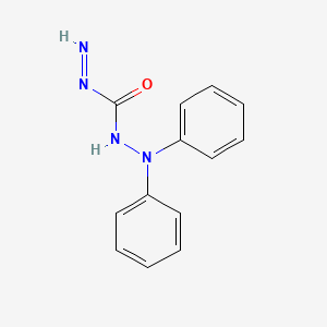 molecular formula C13H12N4O B3038788 1-imino-3-(N-phenylanilino)urea CAS No. 902301-39-7