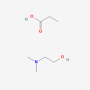 molecular formula C7H17NO3 B3038802 N,N-二甲基乙醇铵丙酸盐 CAS No. 90434-46-1