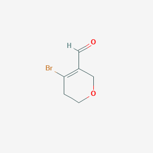 molecular formula C6H7BrO2 B3038806 4-Bromo-5,6-dihydro-2H-pyran-3-carbaldehyde CAS No. 904744-54-3