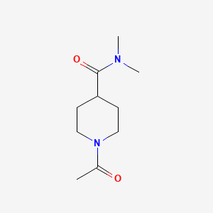 molecular formula C10H18N2O2 B3038820 1-acetyl-N,N-dimethylpiperidine-4-carboxamide CAS No. 909373-54-2