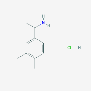 molecular formula C10H16ClN B3038826 1-(3,4-Dimethylphenyl)ethanamine hydrochloride CAS No. 91251-28-4