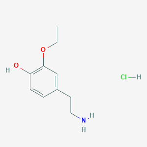 4-(2-Aminoethyl)-2-ethoxyphenol hydrochloride