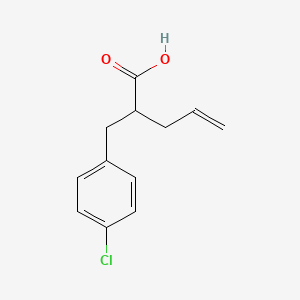 molecular formula C12H13ClO2 B3038835 2-(4-氯苄基)-戊-4-烯酸 CAS No. 91393-56-5
