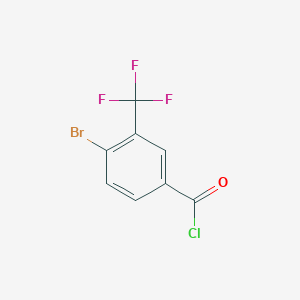 molecular formula C8H3BrClF3O B3038837 4-Bromo-3-(trifluoromethyl)benzoyl chloride CAS No. 914636-26-3