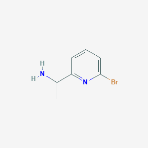 molecular formula C7H9BrN2 B3038846 1-(6-Bromopyridin-2-YL)ethanamine CAS No. 914950-77-9