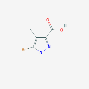 molecular formula C6H7BrN2O2 B3038865 5-Bromo-1,4-dimethyl-1H-pyrazole-3-carboxylic acid CAS No. 921764-37-6