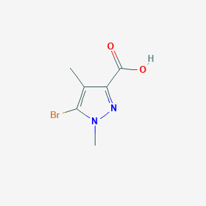 molecular formula C6H7BrN2O2 B3038865 5-溴-1,4-二甲基-1H-吡唑-3-甲酸 CAS No. 921764-37-6