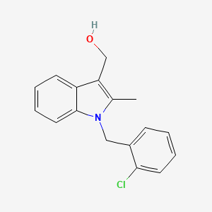 molecular formula C17H16ClNO B3038874 [1-(2-chlorobenzyl)-2-methyl-1H-indol-3-yl]methanol CAS No. 92407-99-3