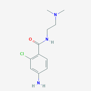 4-amino-2-chloro-N-[2-(dimethylamino)ethyl]benzamide