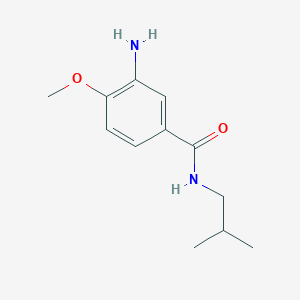 3-amino-4-methoxy-N-(2-methylpropyl)benzamide